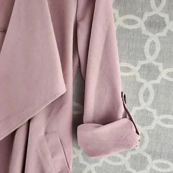 Haute Monde Open Front Cardigan Waterfall Tab Sleeve Women's S - Picture 2 of 10